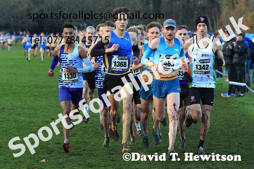 Senior Men and Under-23s, 2023 British Athletics Cross Challenge, Sefton Park, Liverpool. Photo: David T. Hewitson/Sports for All Pics